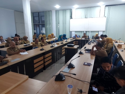 Rapat Persiapan Penilaian Lomba Kecamatan dan Pokja Kelurahan Sehat Kota Baubau