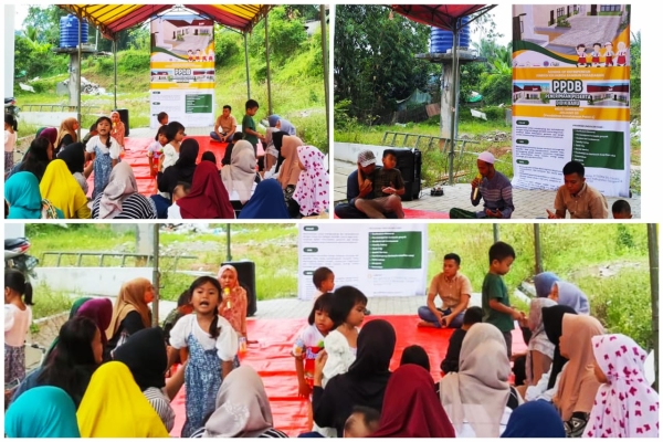 Suasana Sosialisasi PPDB MILES School Tangerang di Perumahan Green Cisoka Recidence
