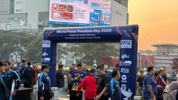 Peringatan Hari Kebebasan Pers sedunia di Jakarta 